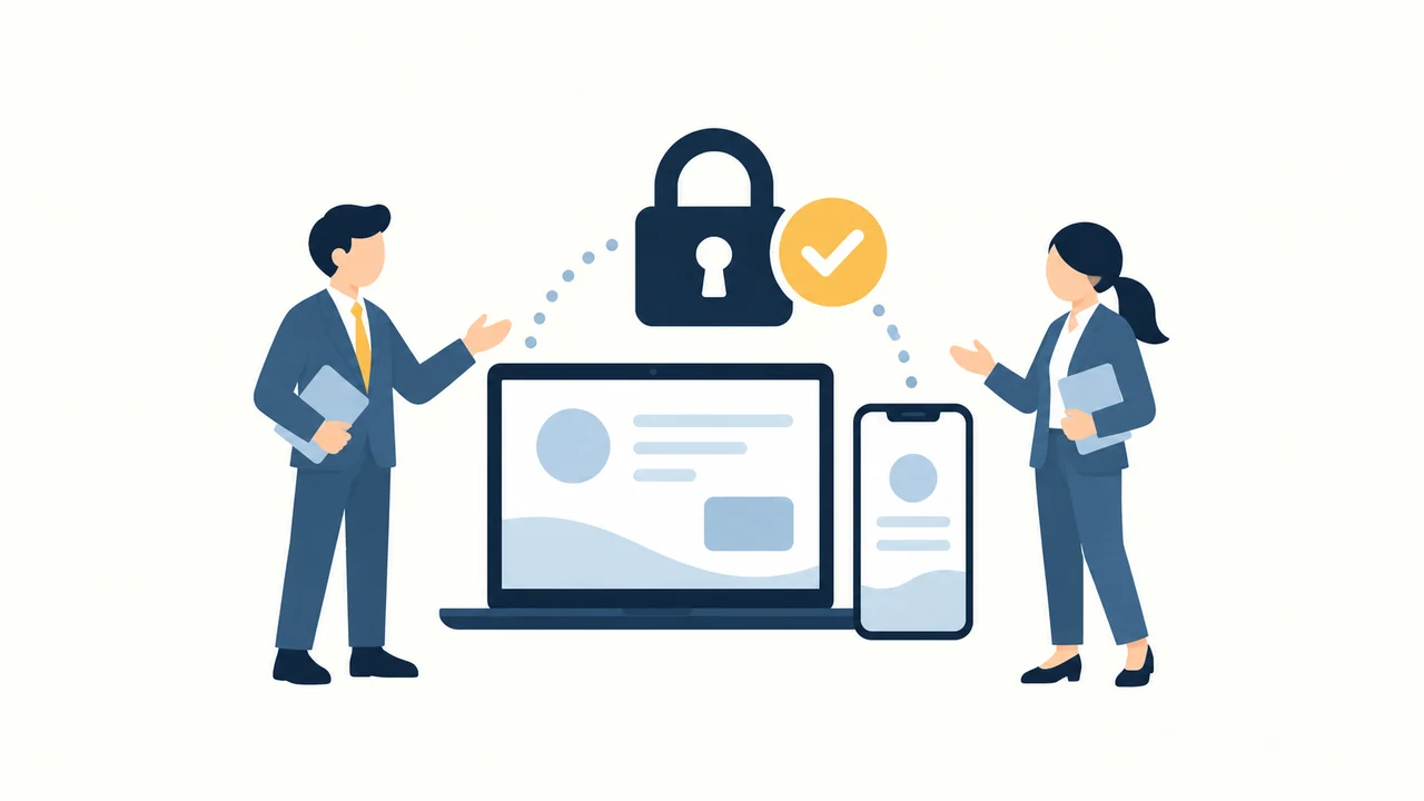 インターネットとアカウントの安全管理のイメージ